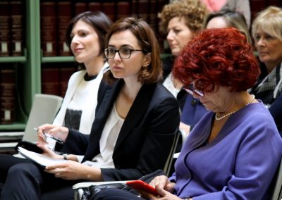 10 marzo 2016 – "Evento di lancio del network di WIIS Italy presso la Biblioteca del Senato della Repubblica a Roma" - Irene Fellin, Lia Quartapelle, Valeria Fedeli