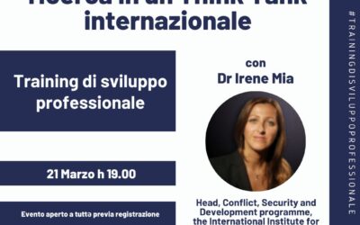 Training di Sviluppo Professionale con Irene Mia