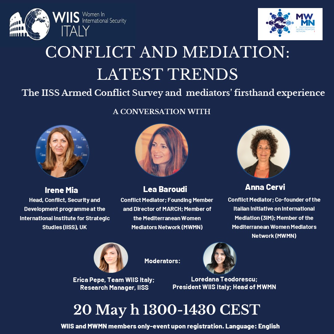 CONFLICT AND MEDIATION: LATEST TRENDS – The IISS Armed Conflict Survey and mediators’ firsthand experience